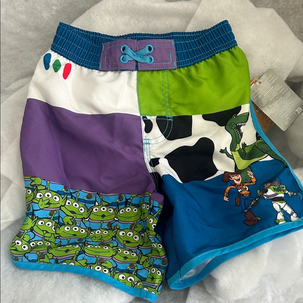 Disney Kids Shorts - Green, Purple, Blue, White